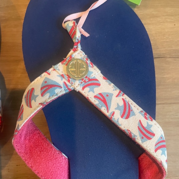 NWT Lilly Pulitzer women’s beach comber flip flops size 6 - Picture 6 of 8
